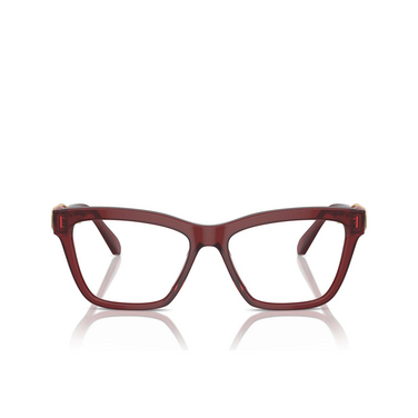 Swarovski SK2021 Eyeglasses 1055 trasparent burgundy - front view