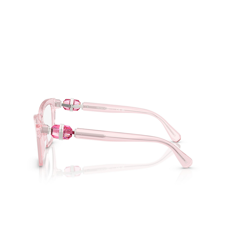 Occhiali da vista Swarovski SK2021 3001 transparent pink - 3/4