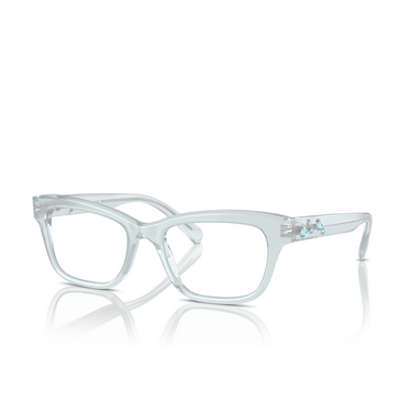 Swarovski SK2022 Eyeglasses 1024 opal light blue - three-quarters view