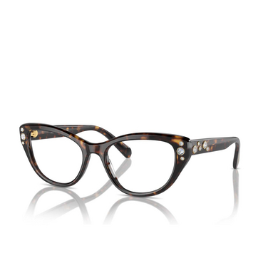 Swarovski SK2023 Korrektionsbrillen 1002 dark havana - Dreiviertelansicht