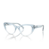 Swarovski SK2023 Eyeglasses 1047 light blue gradient clear - product thumbnail 2/4