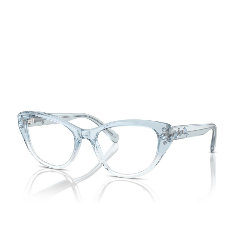 Swarovski SK2023 Eyeglasses 1047 light blue gradient clear - 2/4
