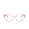 Swarovski SK2023 Eyeglasses 1048 pink gradient clear - product thumbnail 1/4