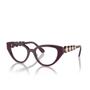 Swarovski SK2024 Korrektionsbrillen 1044 burgundy - Dreiviertelansicht