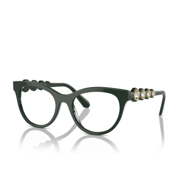 Swarovski SK2025 Korrektionsbrillen 1026 dark green - Dreiviertelansicht