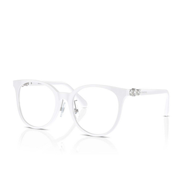 Swarovski SK2027D Eyeglasses 1033 milky white - three-quarters view