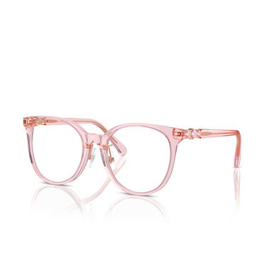 Swarovski SK2027D Eyeglasses 3001 transparent rose - three-quarters view