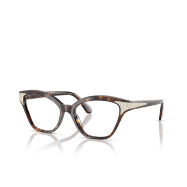 Gafas graduadas Swarovski SK2029 1002 dark havana - Vista tres cuartos