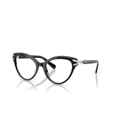 Gafas graduadas Swarovski SK2030 1001 black - Vista tres cuartos