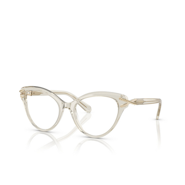 Gafas graduadas Swarovski SK2030 3003 transparent beige - Vista tres cuartos