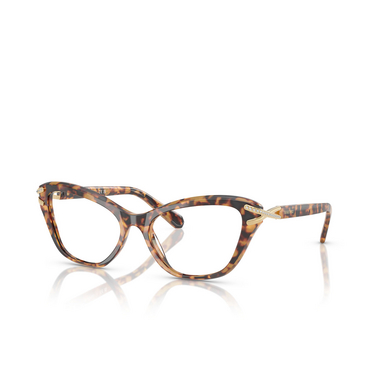 Gafas graduadas Swarovski SK2031 1040 light havana - Vista tres cuartos