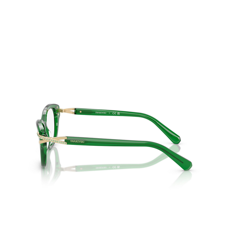 Occhiali da vista Swarovski SK2032 1064 transparent green - 3/4