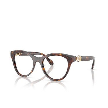 Gafas graduadas Swarovski SK2036 1002 dark havana - Vista tres cuartos