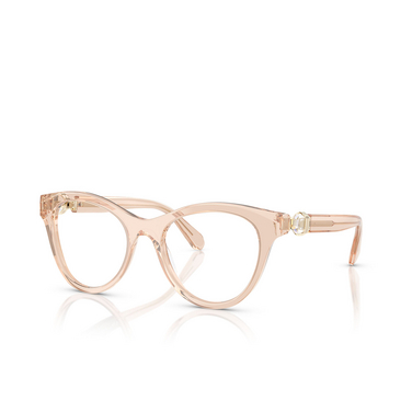 Gafas graduadas Swarovski SK2036 1063 transparent beige - Vista tres cuartos