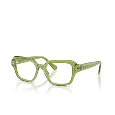 Gafas graduadas Swarovski SK2039 3002 trasparent green - Vista tres cuartos