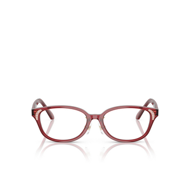 Gafas graduadas Swarovski SK2040D 1055 transparent burgundy - Vista delantera