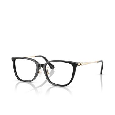 Swarovski SK2041D Eyeglasses 1001 black - three-quarters view