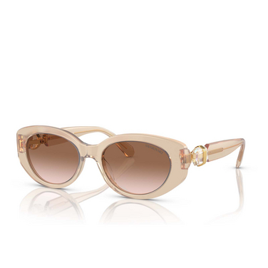 Swarovski SK6002 Sunglasses 103413 transparent beige - three-quarters view