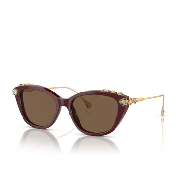 Swarovski SK6010 Sunglasses 105673 opal burgundy - three-quarters view