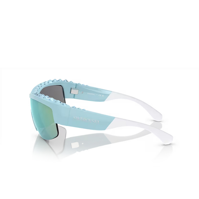 Swarovski SK6014 Sunglasses 103655 light blue - 3/4