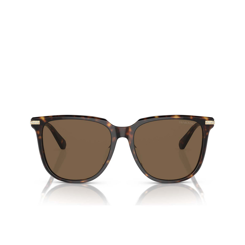 Swarovski SK6015D Sunglasses 100273 dark havana - 1/4