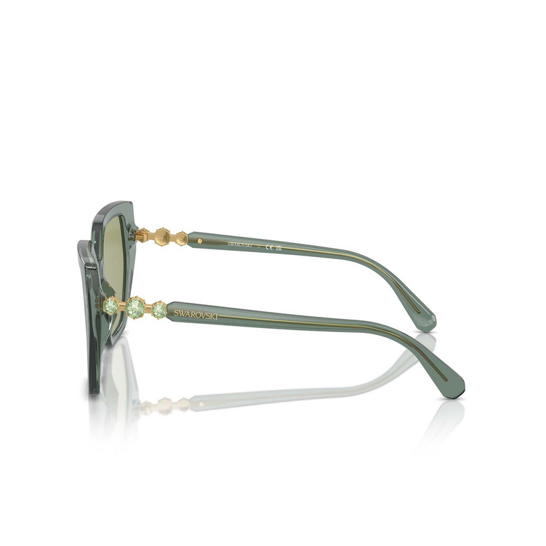 Occhiali da sole Swarovski SK6016 104382 transparent green - 3/4