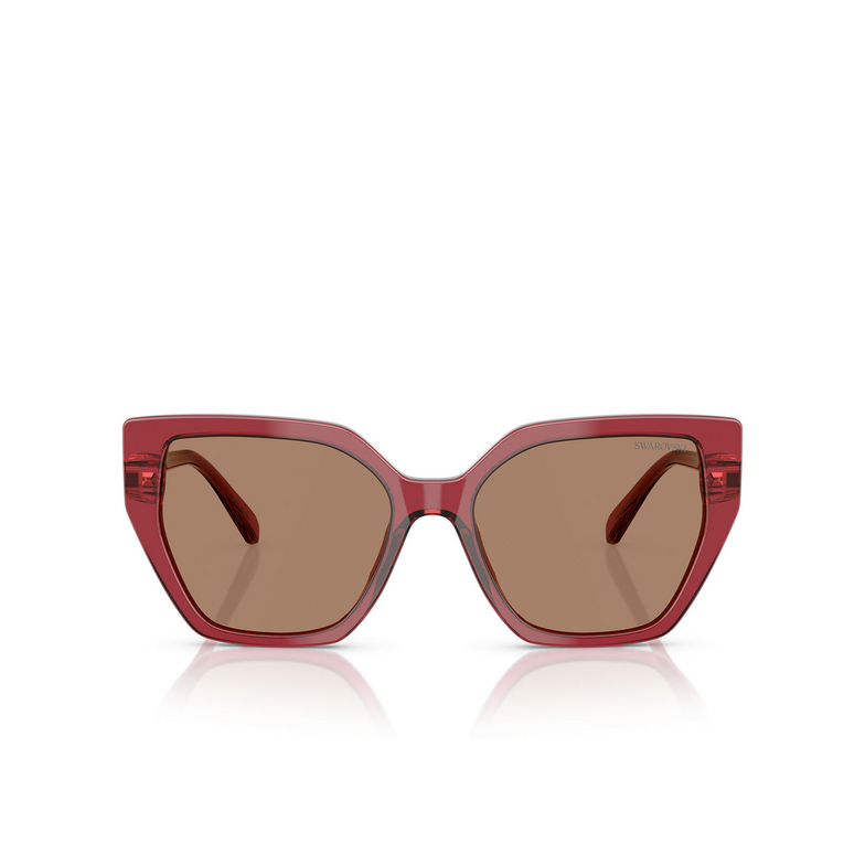 Swarovski SK6016 Sunglasses 105573 transparent burgundy - 1/4