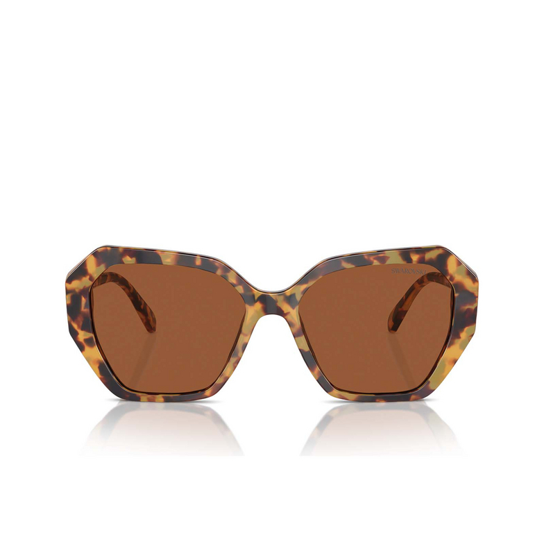 Gafas de sol Swarovski SK6017 100473 medium havana - 1/4