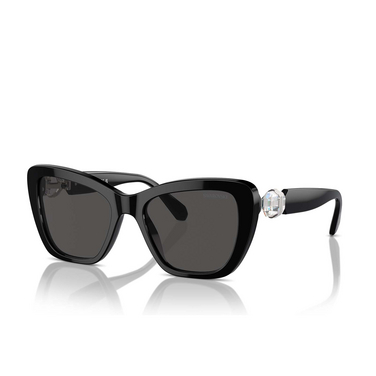 Swarovski SK6018 Sunglasses 100187 black - three-quarters view
