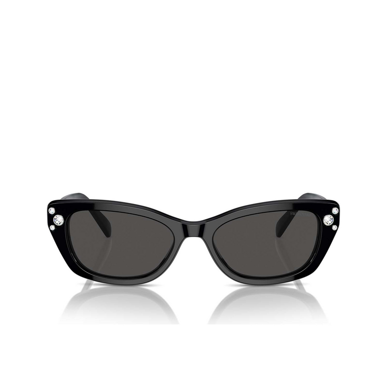 Lunettes de soleil Swarovski SK6019 100187 black - 1/4