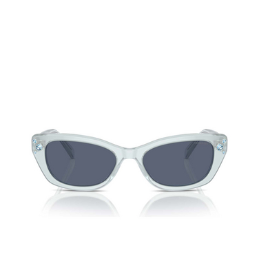 Gafas de sol Swarovski SK6019 10242V milky light blue - Vista delantera