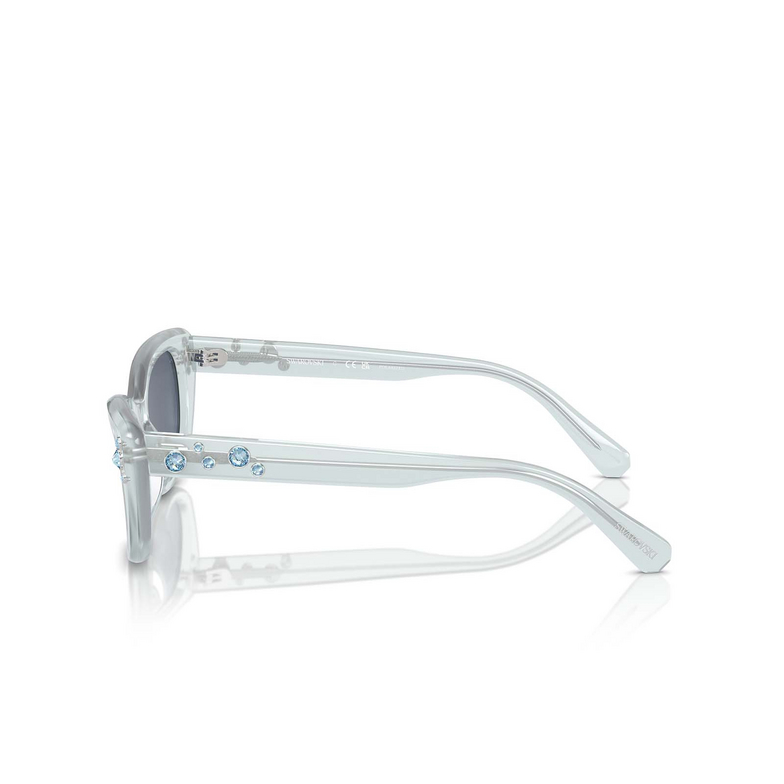 Gafas de sol Swarovski SK6019 10242V milky light blue - 3/4