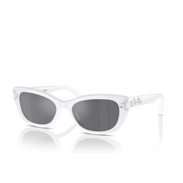 Gafas de sol Swarovski SK6019 10336G milky white - Vista tres cuartos
