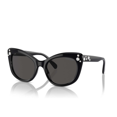 Swarovski SK6020 Sunglasses 100187 black - three-quarters view