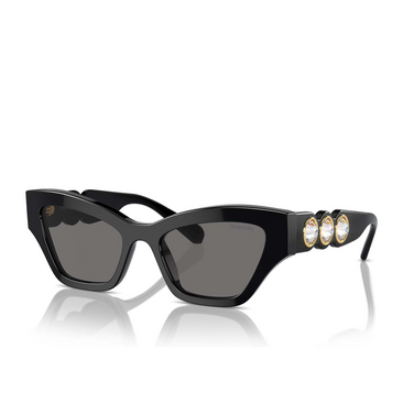 Swarovski SK6021 Sunglasses 100181 black - three-quarters view