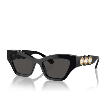 Swarovski SK6021 Sunglasses 100187 black - three-quarters view