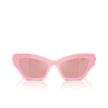 Lunettes de soleil Swarovski SK6021 2001E4 milky pink - Vignette du produit 1/4