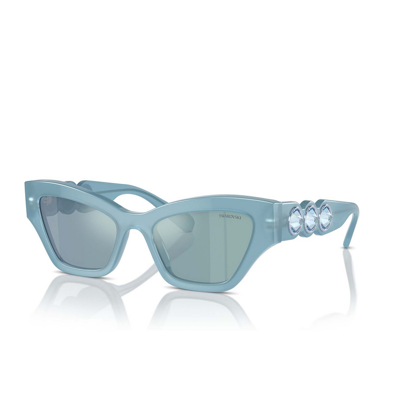 Swarovski SK6021 Sonnenbrillen 20046J milky light blue - 2/4