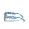 Lunettes de soleil Swarovski SK6021 20046J milky light blue - Vignette du produit 3/4