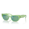 Lunettes de soleil Swarovski SK6022 105131 milky green - Vignette du produit 2/4