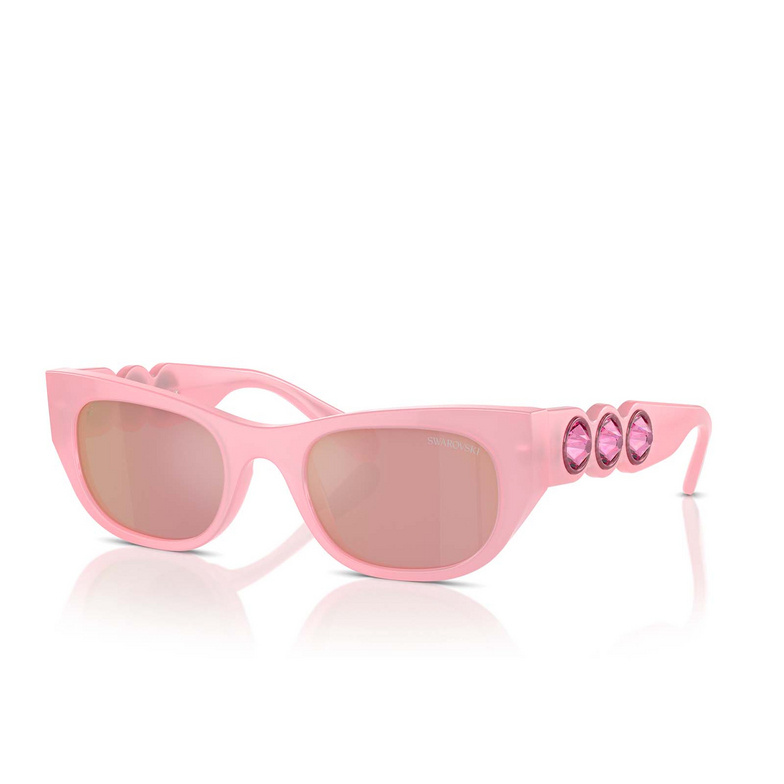 Lunettes de soleil Swarovski SK6022 2001E4 milky pink - 2/4