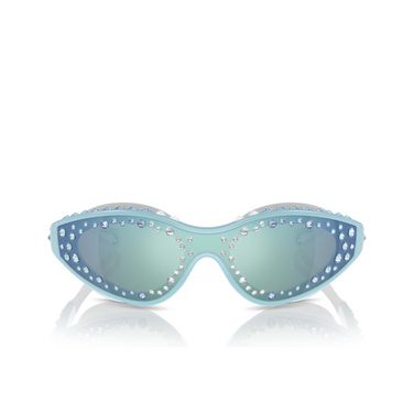 Lunettes de soleil Swarovski SK6024 105255 light blue / white - Vue de face