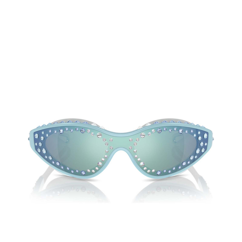 Swarovski SK6024 Sunglasses 105255 light blue / white - 1/4