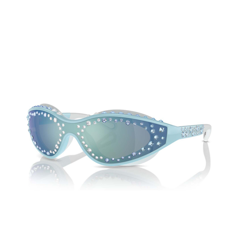 Swarovski SK6024 Sunglasses 105255 light blue / white - 2/4