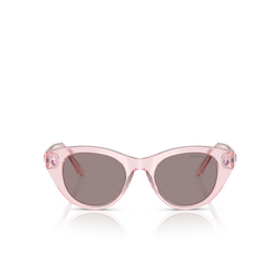 Swarovski SK6025 Sunglasses 30017N transparent pink