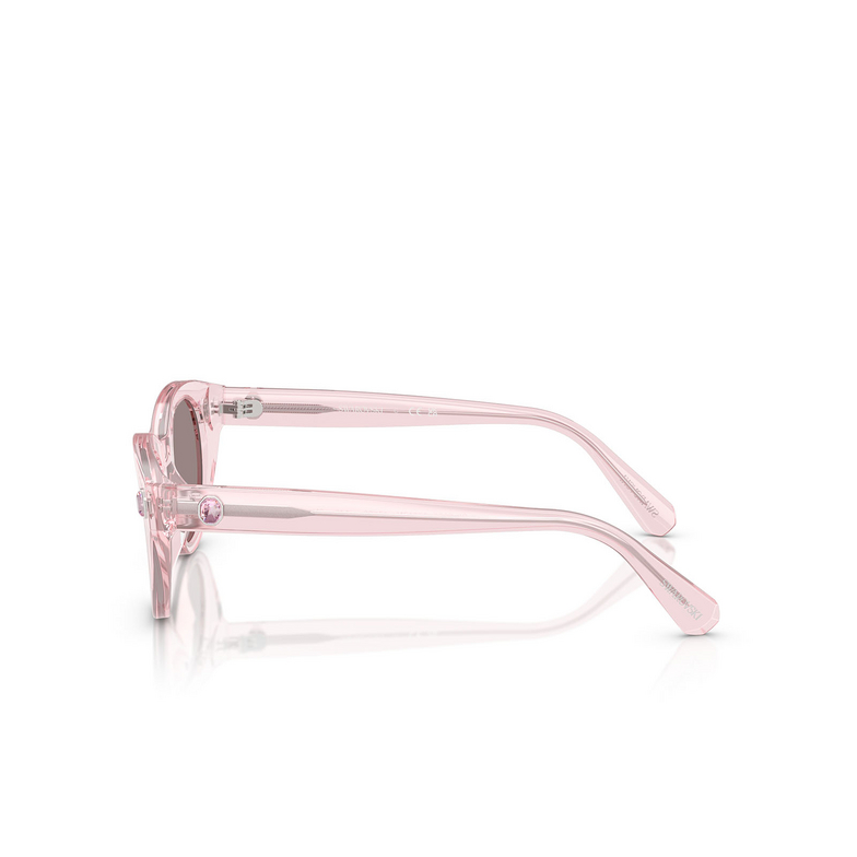 Swarovski SK6025 Sunglasses 30017N transparent pink - 3/4