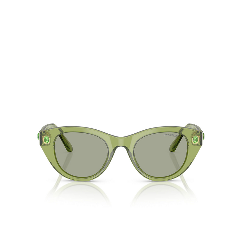 Swarovski SK6025 Sunglasses 3002/2 transparent green - 1/4