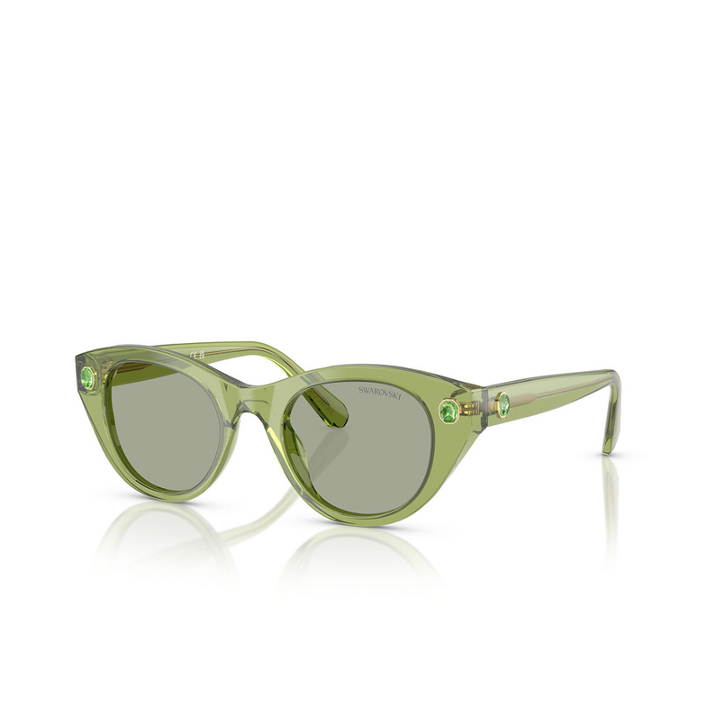 Swarovski SK6025 Sunglasses 3002/2 transparent green - 2/4