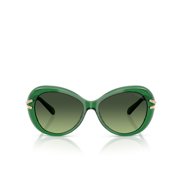 Gafas de sol Swarovski SK6026 10642A transparent green - Vista delantera