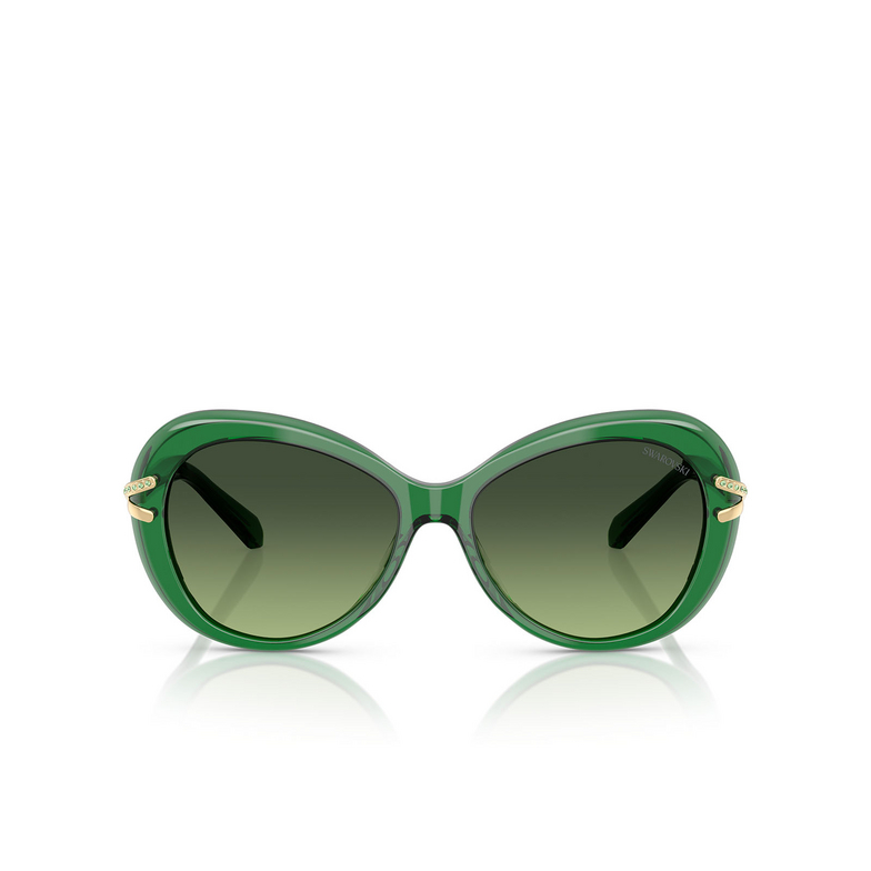 Swarovski SK6026 Sonnenbrillen 10642A transparent green - 1/4